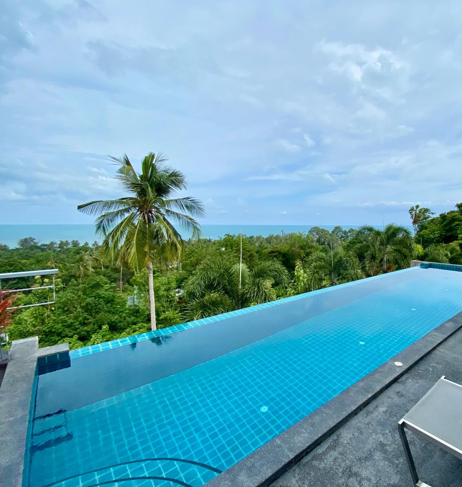 Ko Samui Seaview Pool Villa Philippa With Car Laem Set Beach Exterior foto