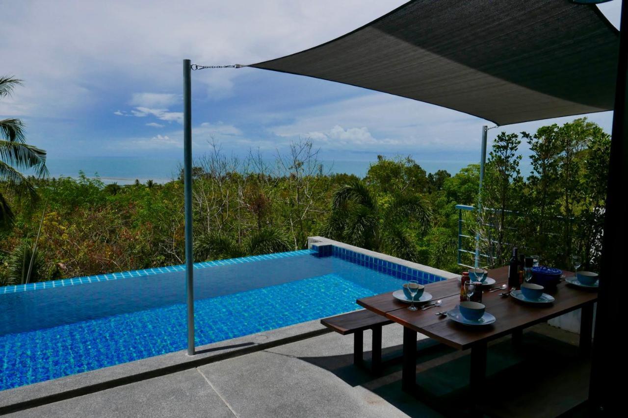 Ko Samui Seaview Pool Villa Philippa With Car Laem Set Beach Exterior foto